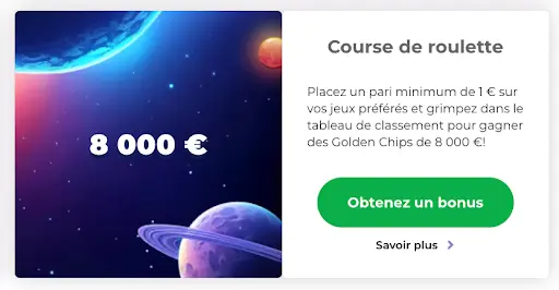 Offre de cashback hebdomadaire – récupérez jusqu’à 15% de vos mises. Cashback hebdomadaire 15% jusqu’à 3 000 € pour joueurs de casino en ligne.